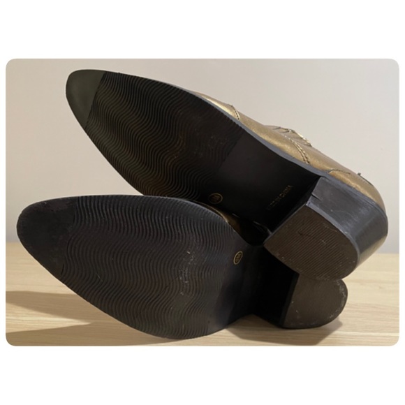 👢👠💄ARCHIVE 2000 VINTAGE MR. SHOES GOLD LEATHER WESTERN BOOTS…Sz 9… - Picture 6 of 6